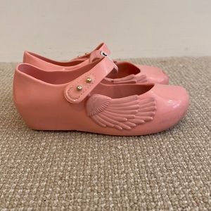 Mini Melissa pink flamingo shoes/sandals